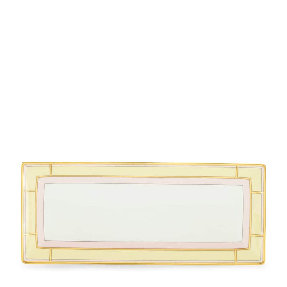 GINORI 1735 Porcelain Colonna Diva Rectangular Change Tray (28cm)