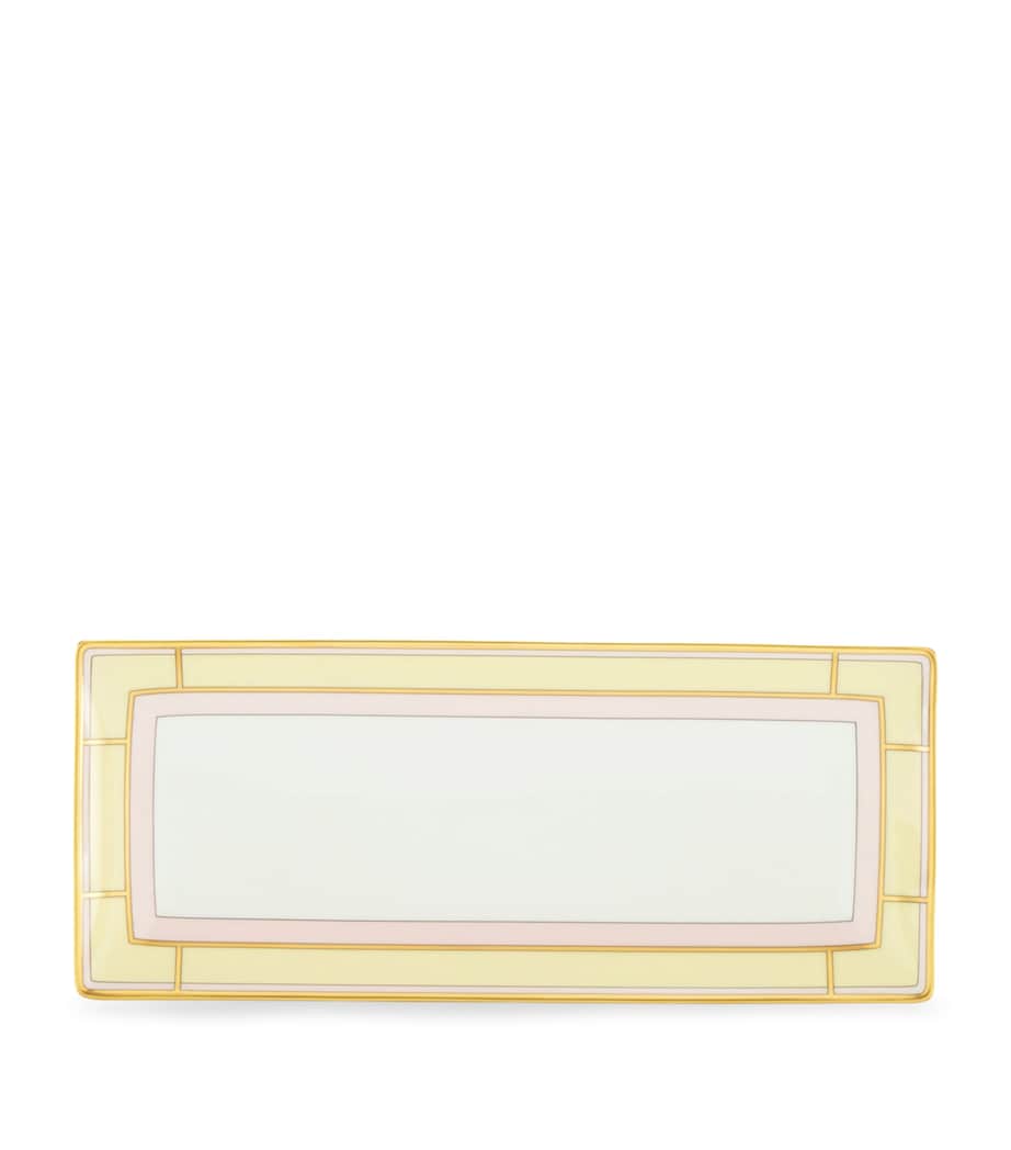 GINORI 1735 Porcelain Colonna Diva Rectangular Change Tray (28cm)