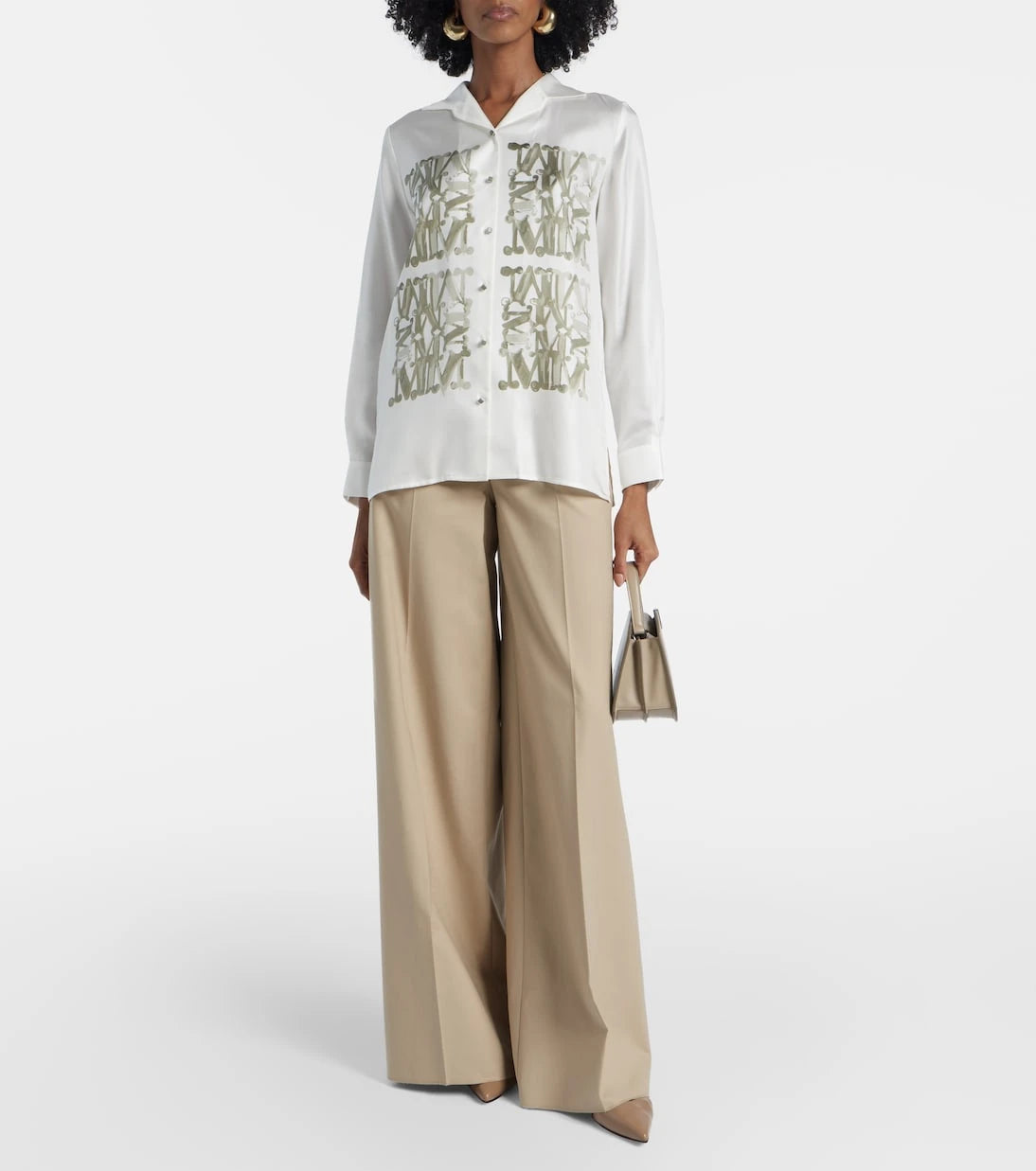Max Mara - Printed silk shirt