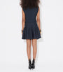 Alaïa Black Wool Dropped-Waist Mini Dress