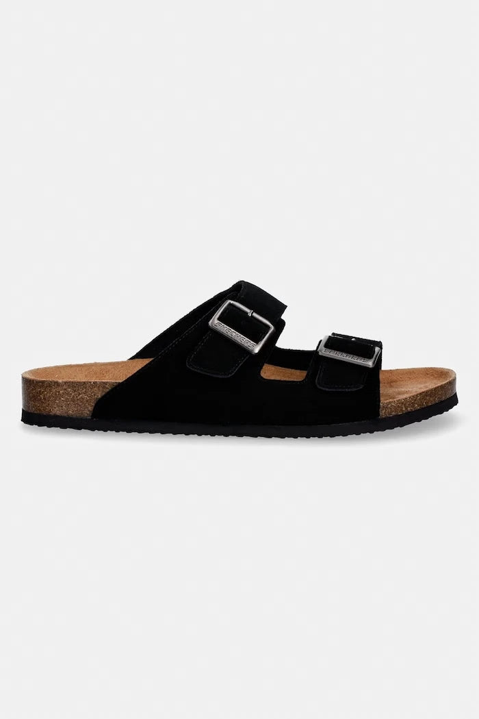 Skechers чехли мъжки от велур AIDAN