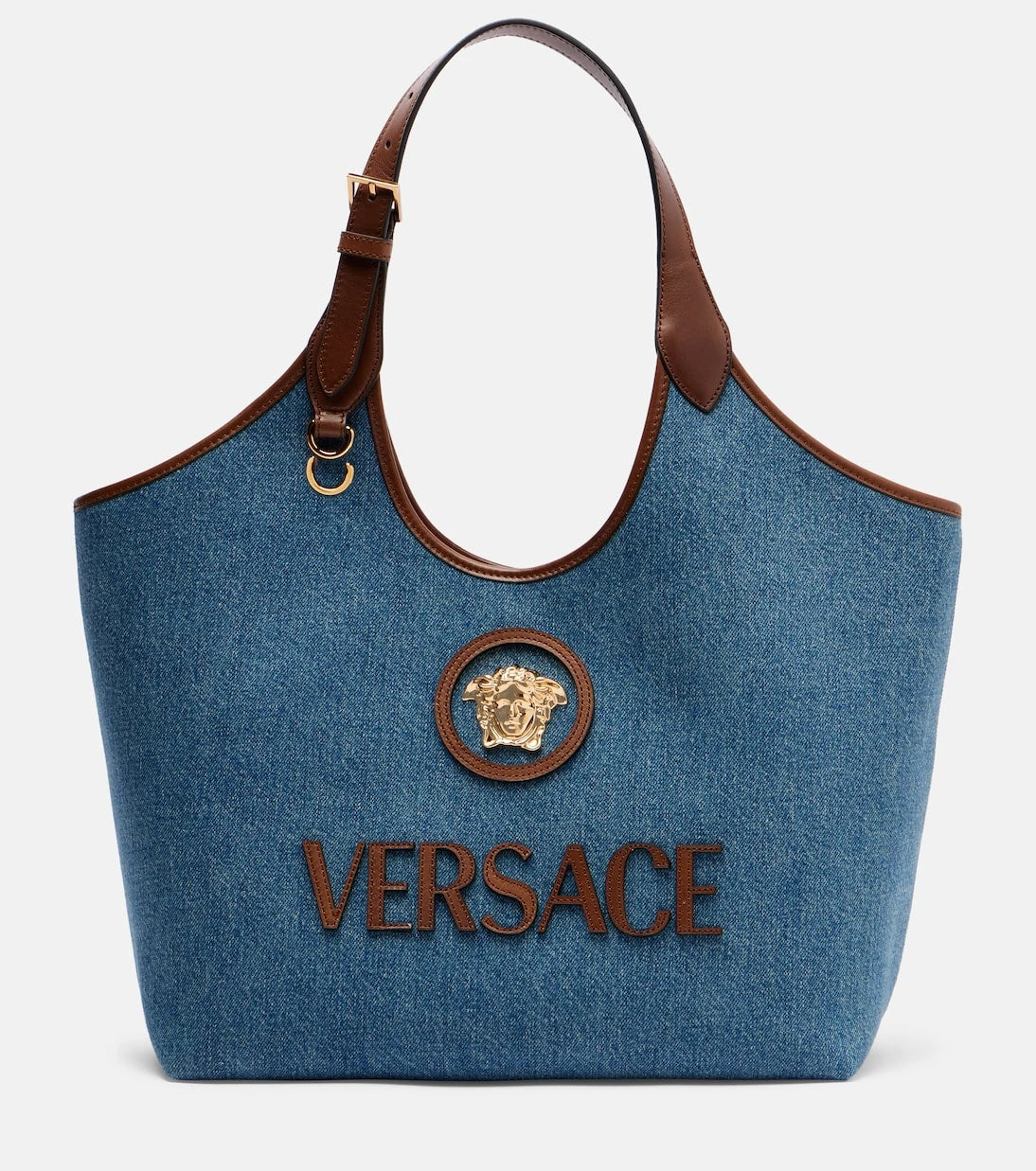 Versace - La Medusa denim tote bag