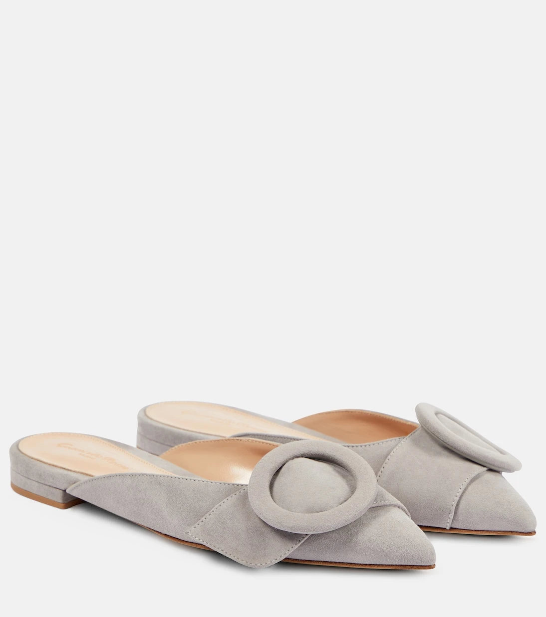 Gianvito Rossi - Suede ballet flats