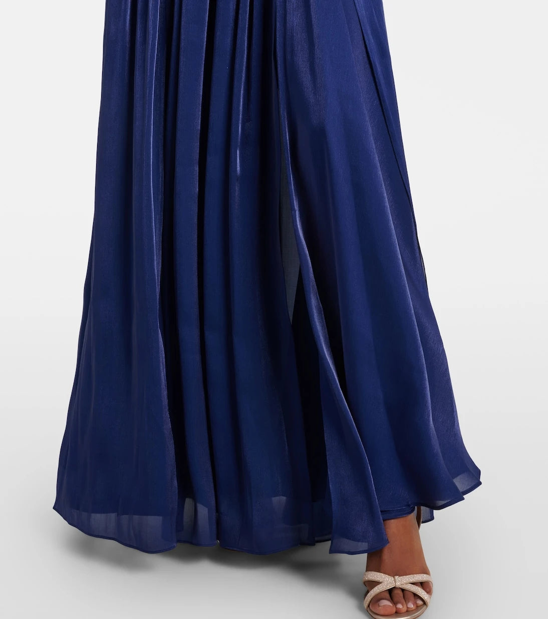 Costarellos - Pleated gown