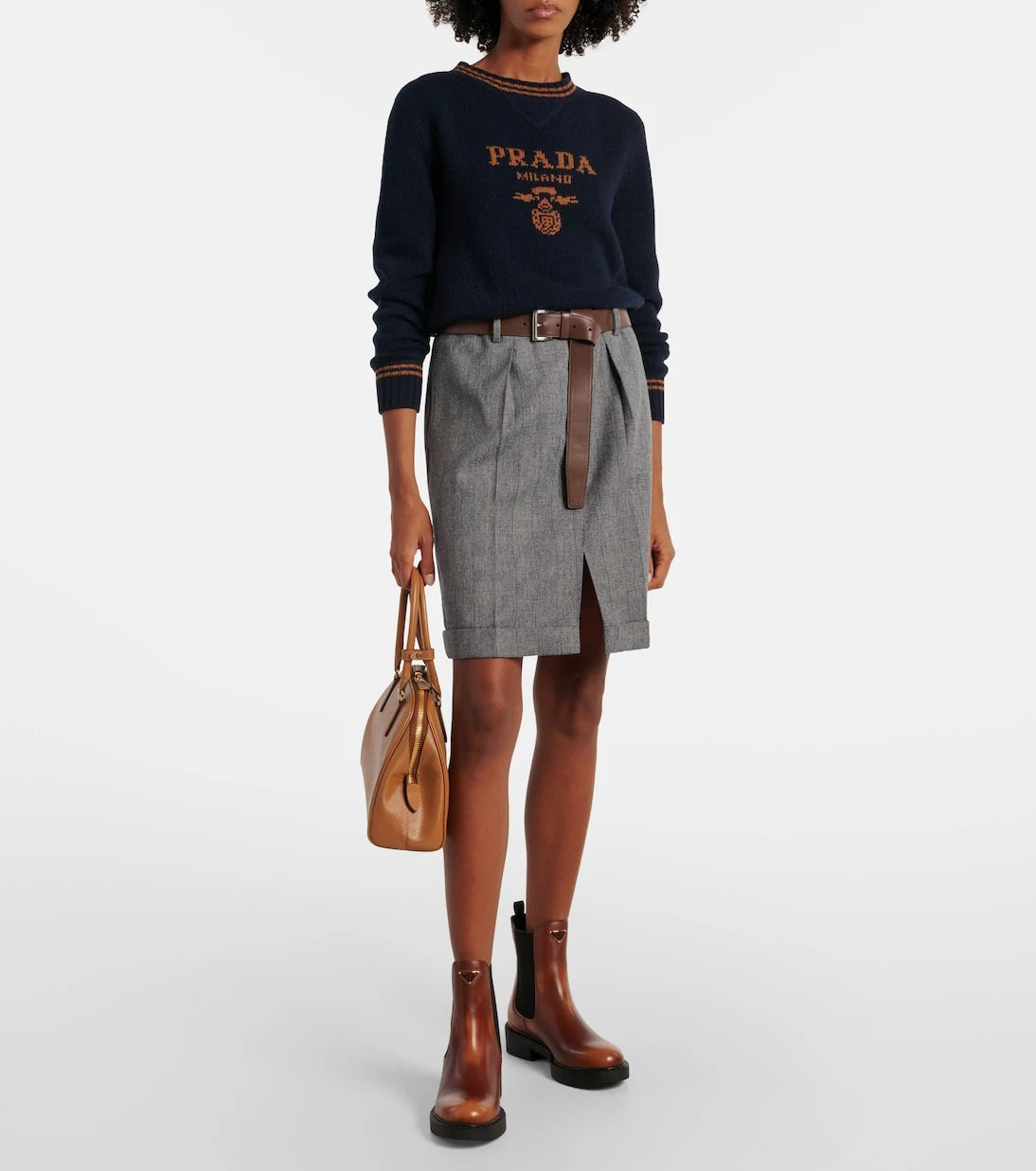 Prada - Leather Chelsea boots