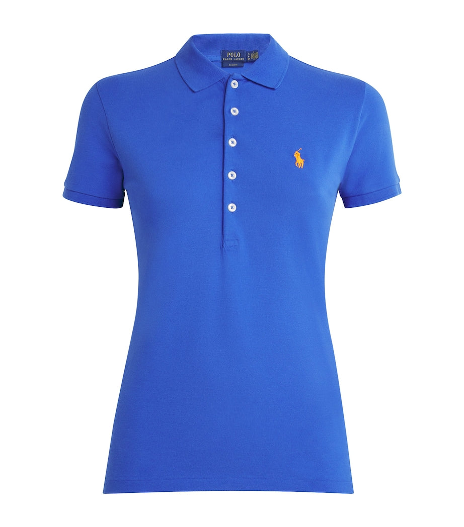 Blue Cotton Julie Polo Shirt