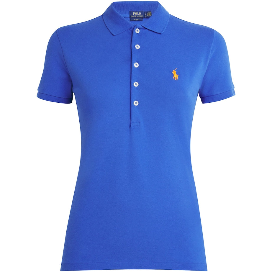 Blue Cotton Julie Polo Shirt
