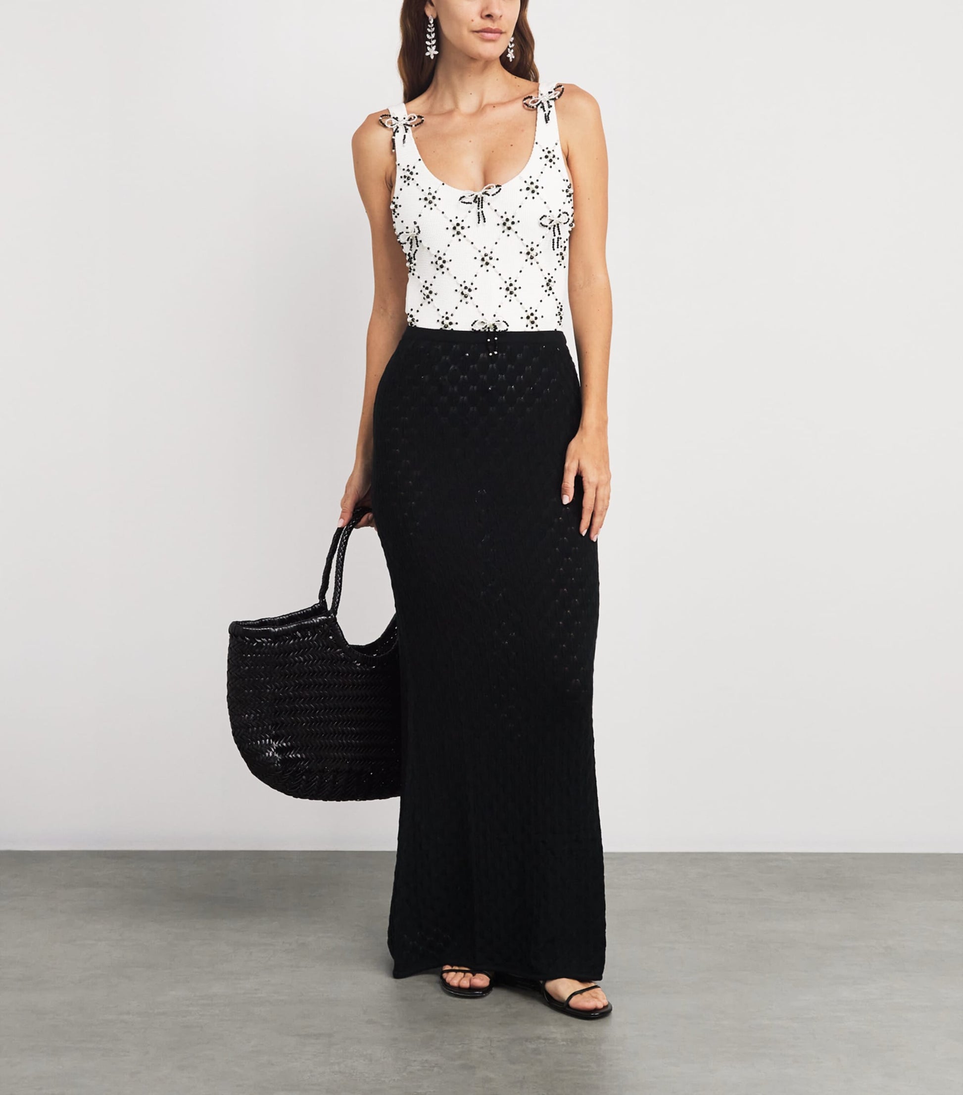 White Embellished Grace Bodysuit