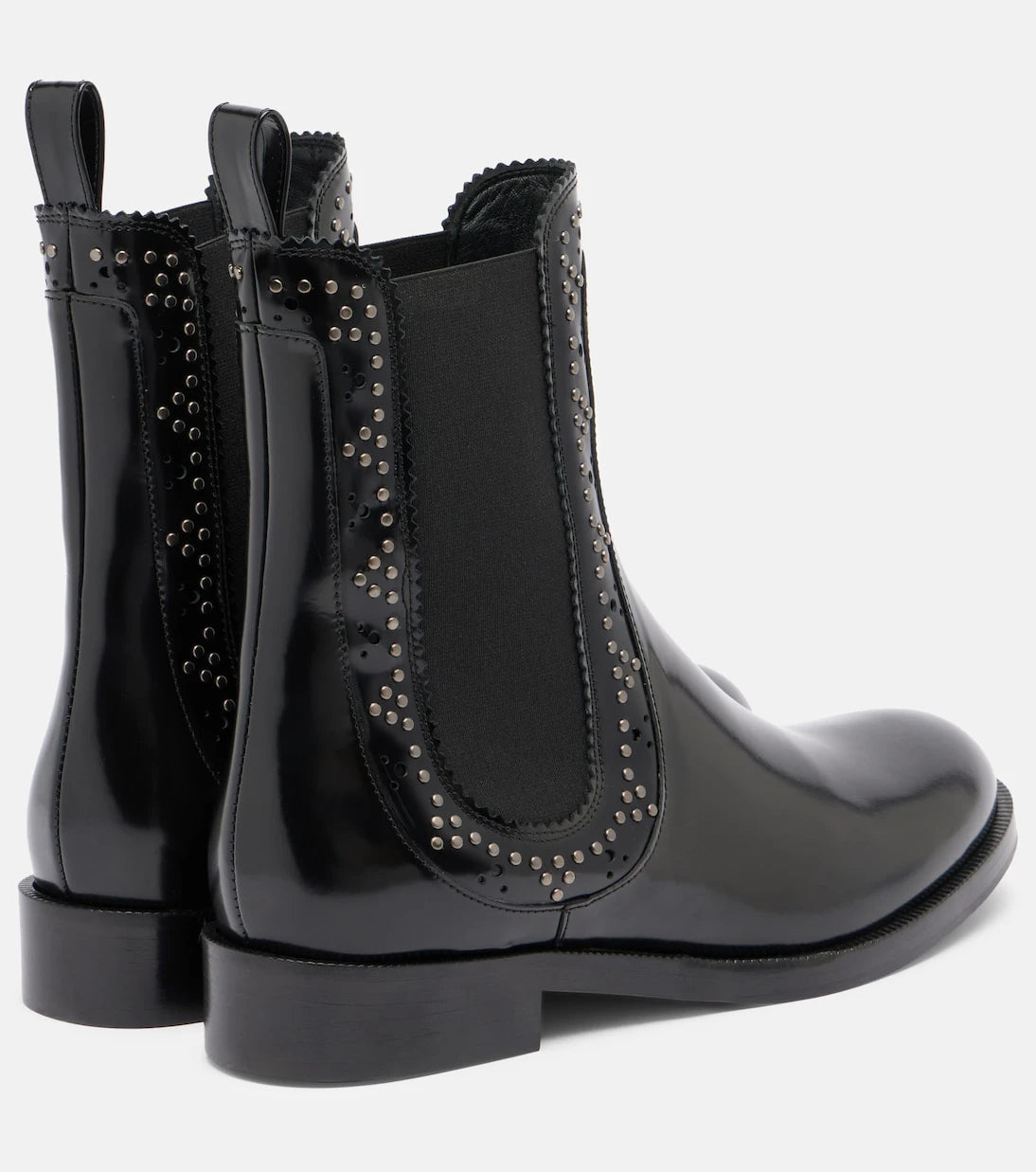 Aquazzura - Skye embellished leather Chelsea boots
