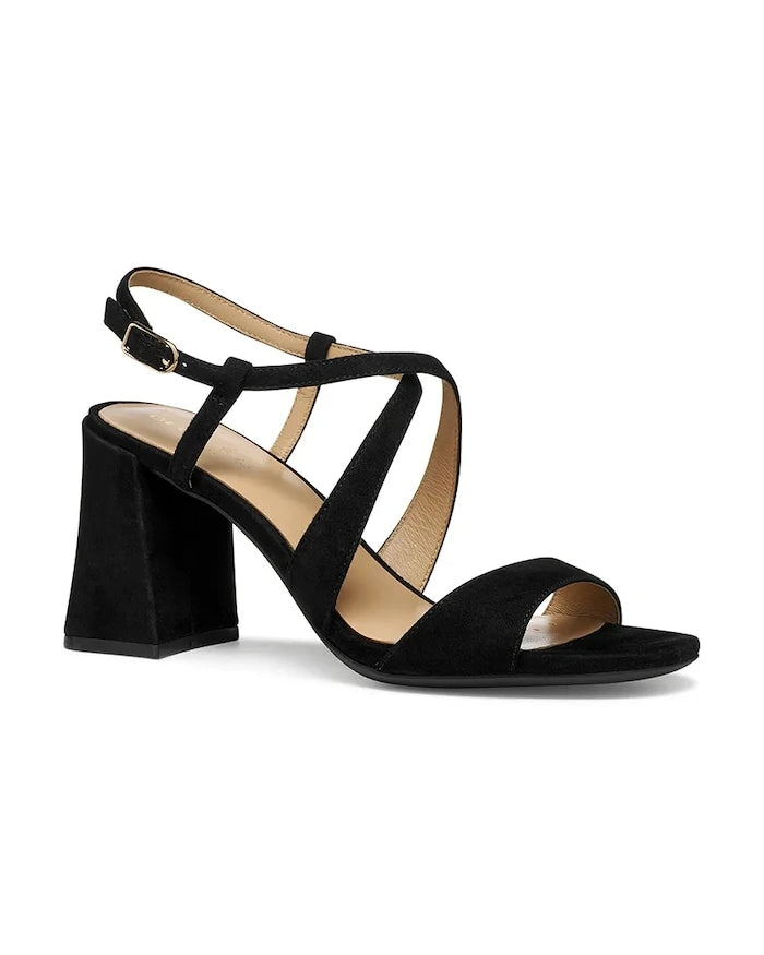Geox D NEW ERAKLIA 80 T01 Süet Sandalet