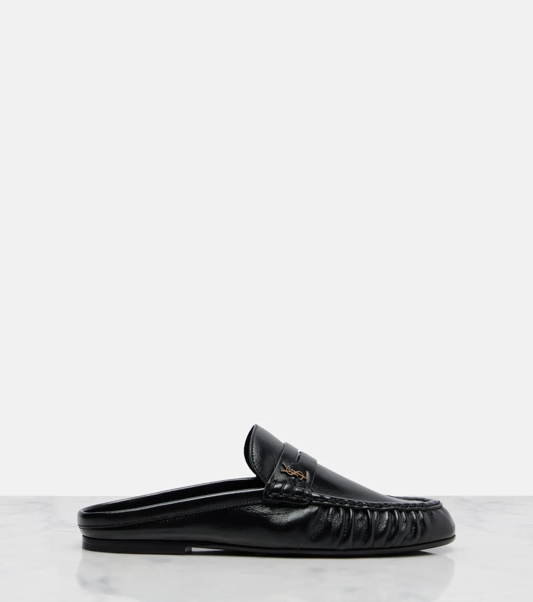 Saint Laurent - Le Loafer leather mules