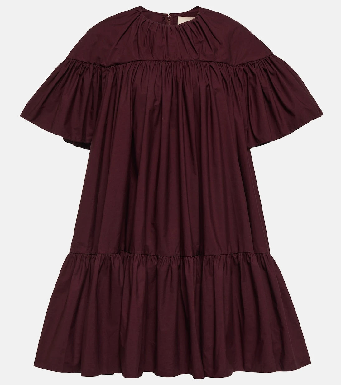 Roksanda - Zuri pleated cotton minidress