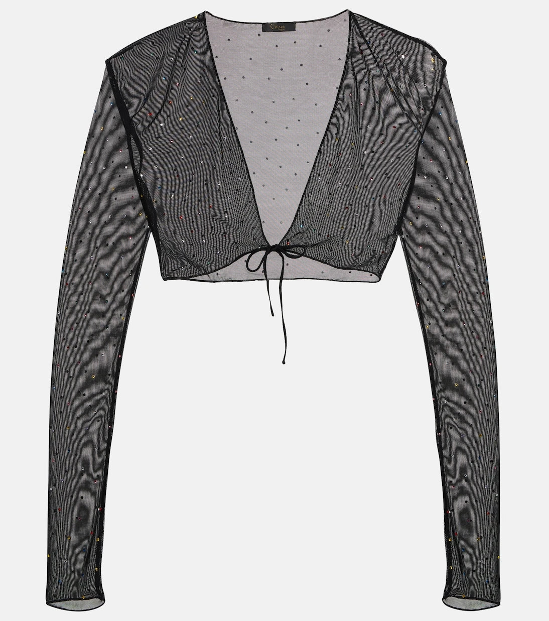 Oséree - Gem embellished mesh shrug