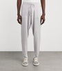 Eleventy Grey Cashmere Cuffed Sweatpants