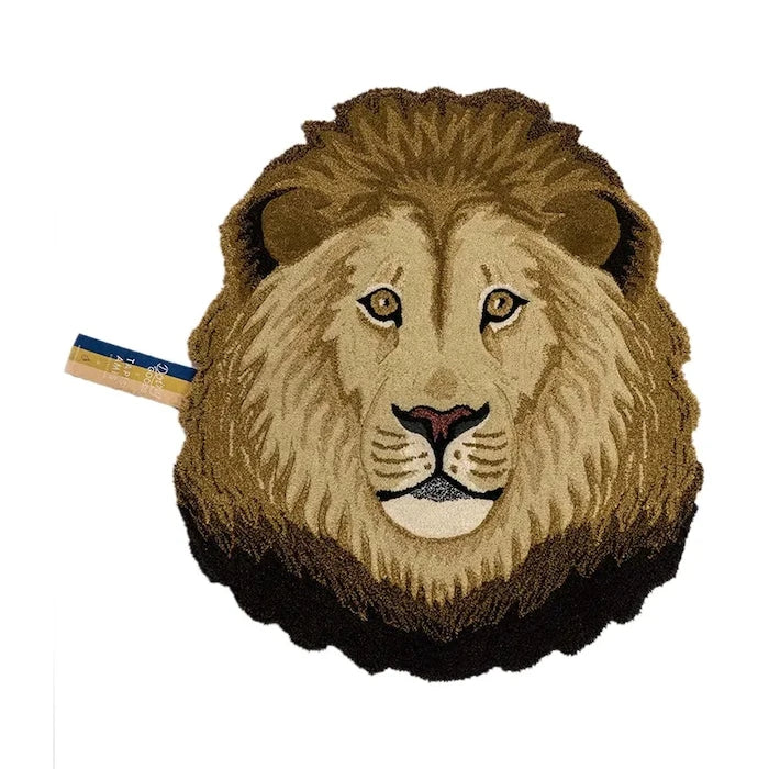 Вълнен килим Doing Goods Ari Lion Head 113 x 95 cm