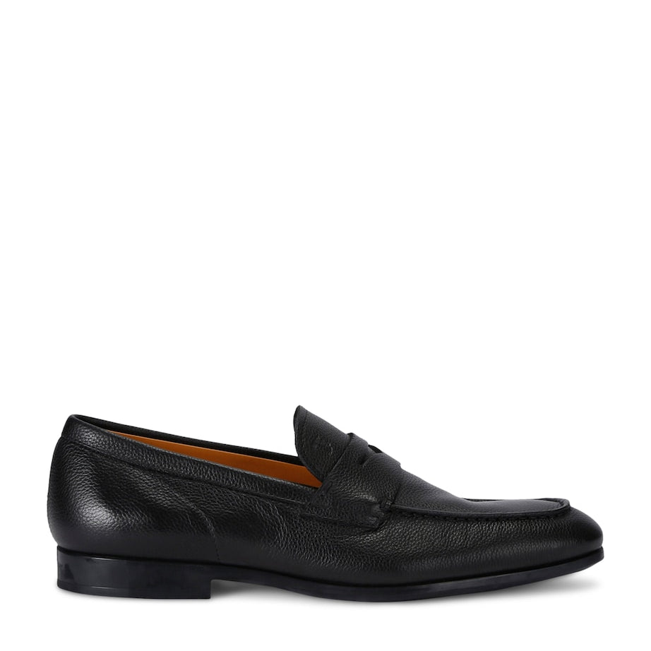Grained Leather Mocassino Loafers