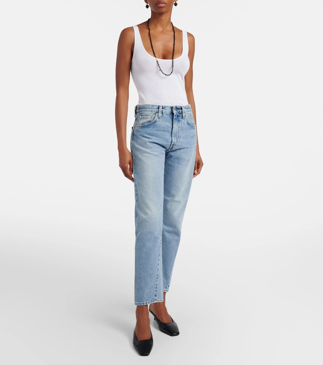 Toteme - Twisted Seam mid-rise straight jeans