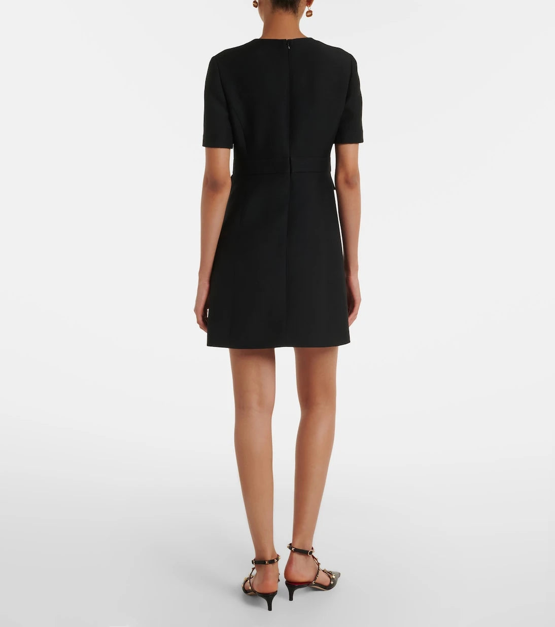 Valentino - Crepe Couture VGold minidress