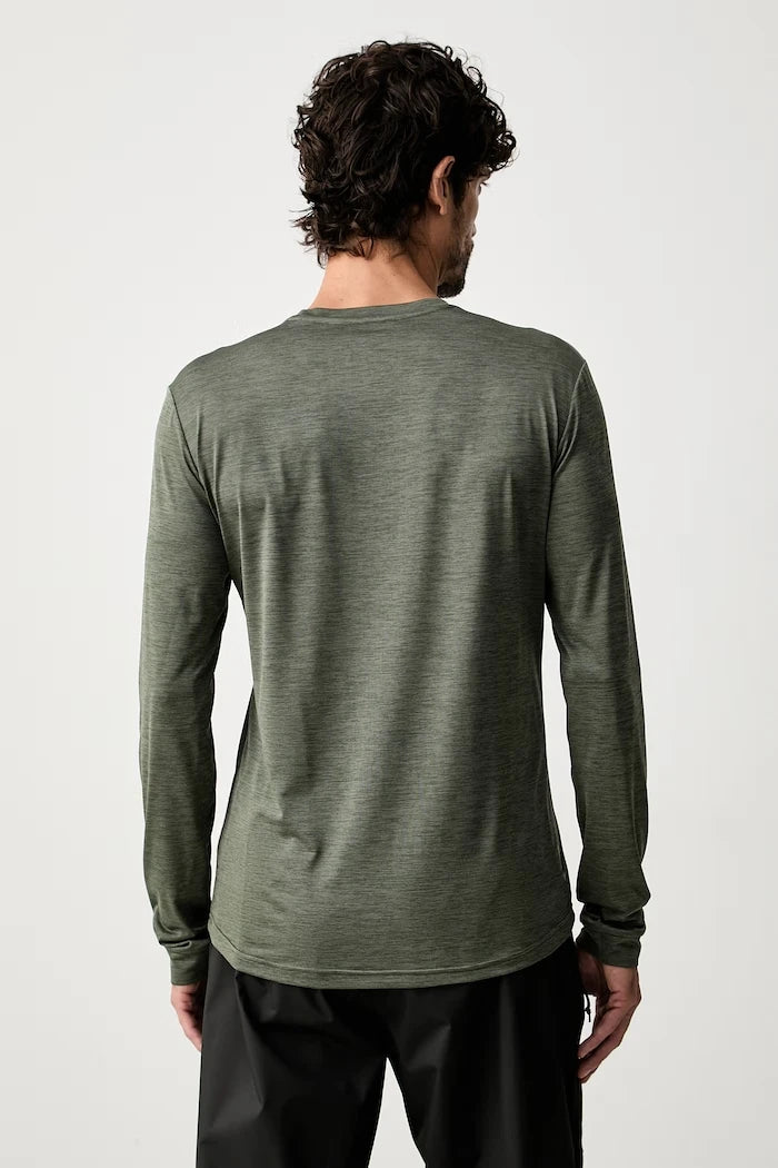 Salewa erkek uzun kollu spor üst Puez Melange Dry Tee