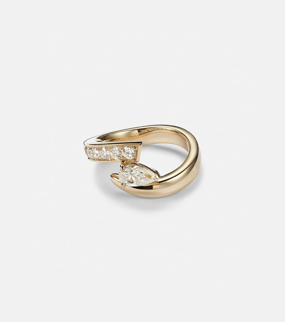 Bucherer Fine Jewellery - Inner Fire 18kt gold ring with diamonds