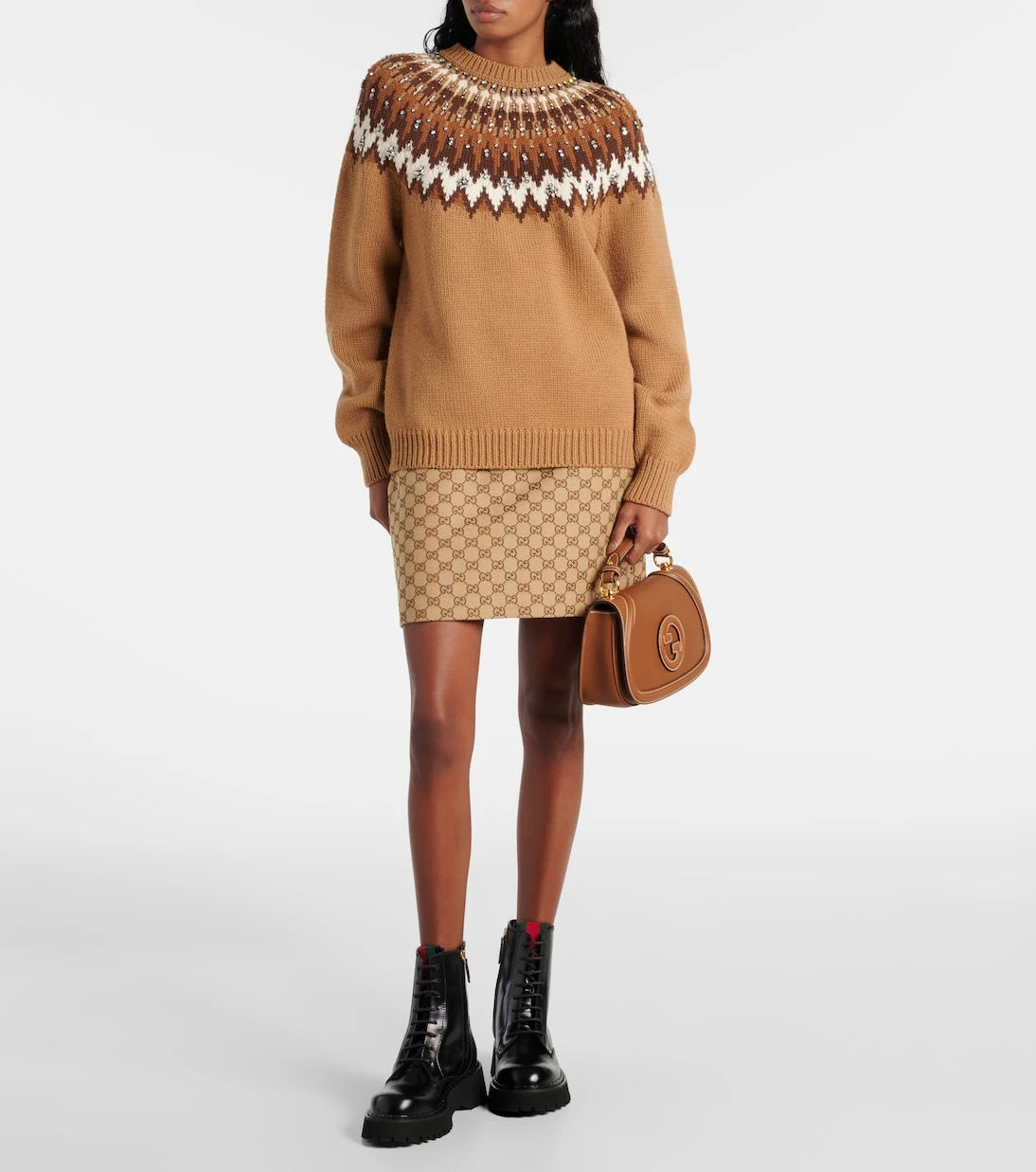 Gucci - Gucci Blondie Small leather tote bag