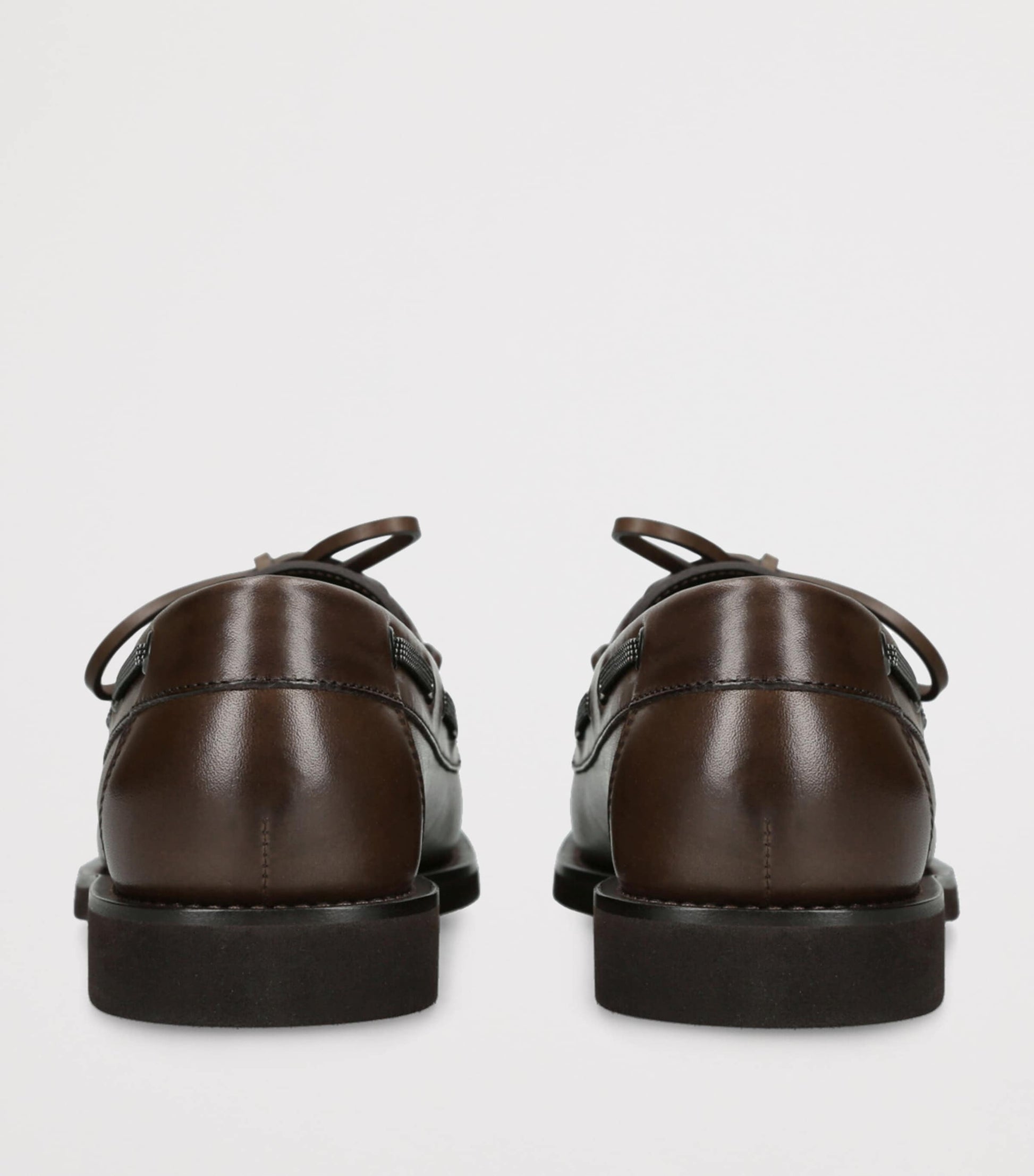 Brown Leather Boat Shoes