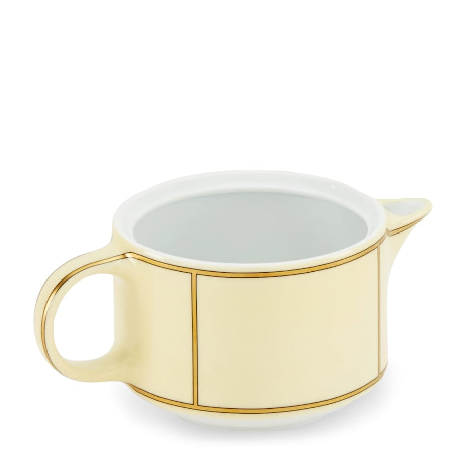GINORI 1735 Porcelain Colonna Diva Giallo Milk Jug (300ml)