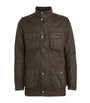 Barbour Green Hooded Wax Jacket