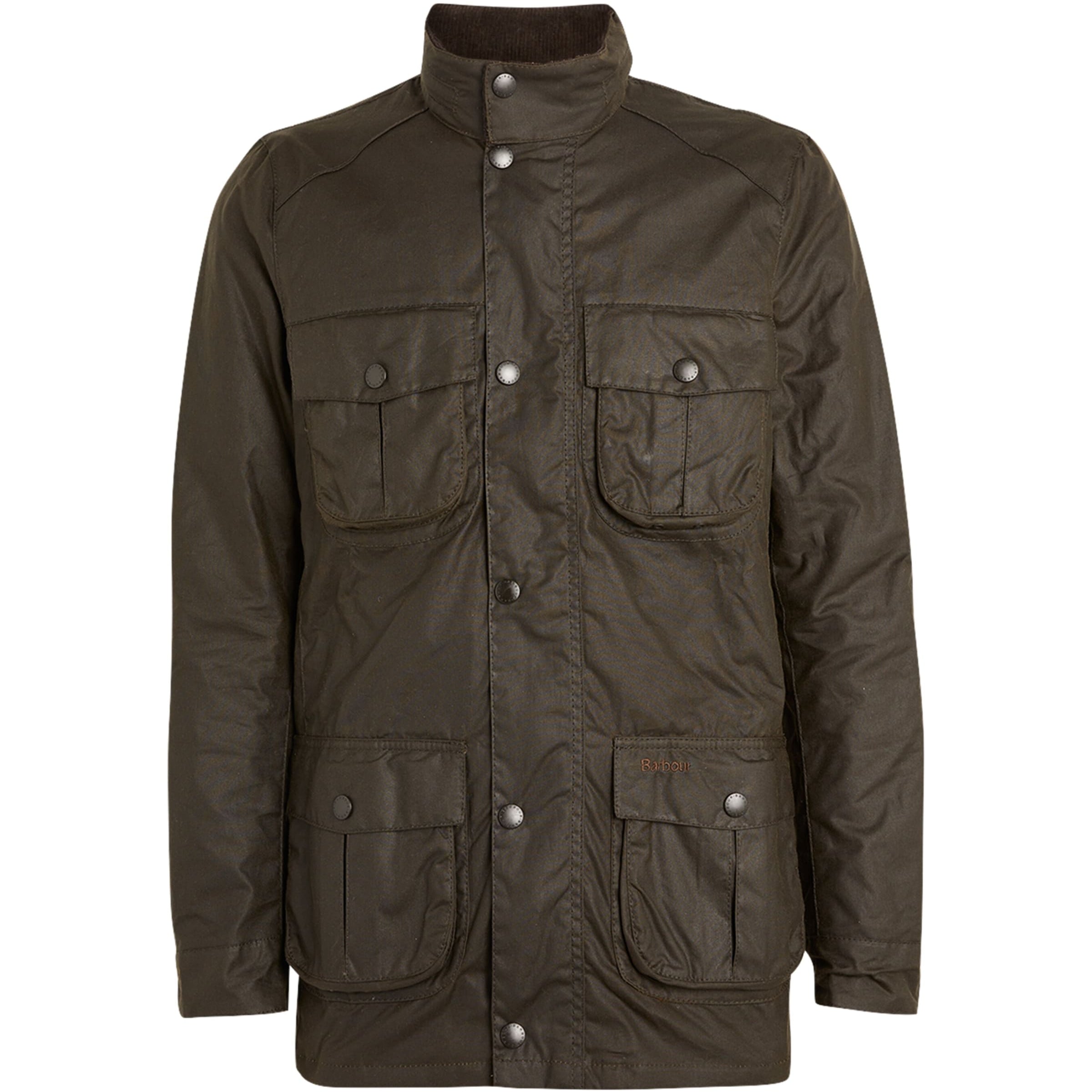 Barbour Green Hooded Wax Jacket