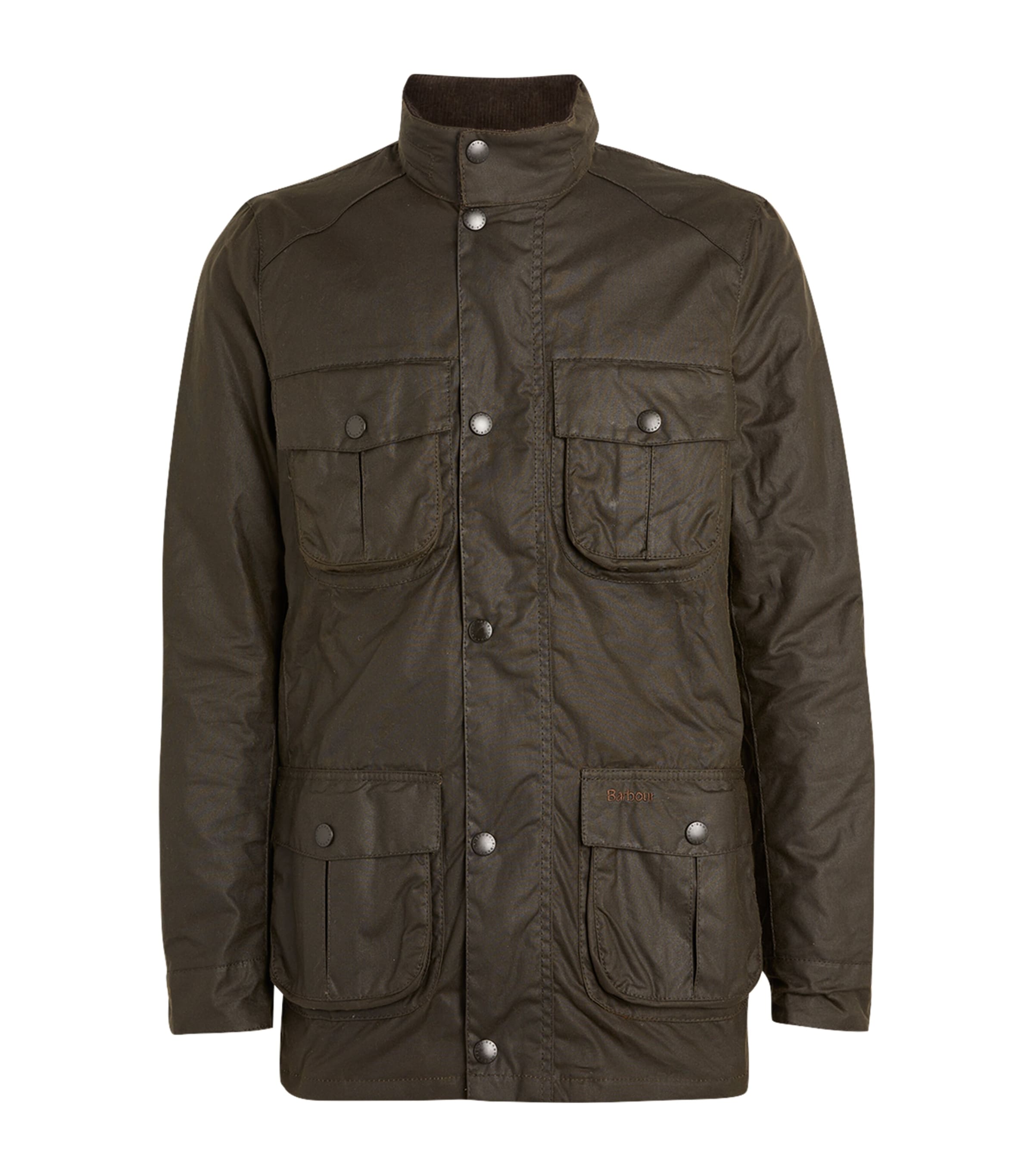 Barbour Green Hooded Wax Jacket