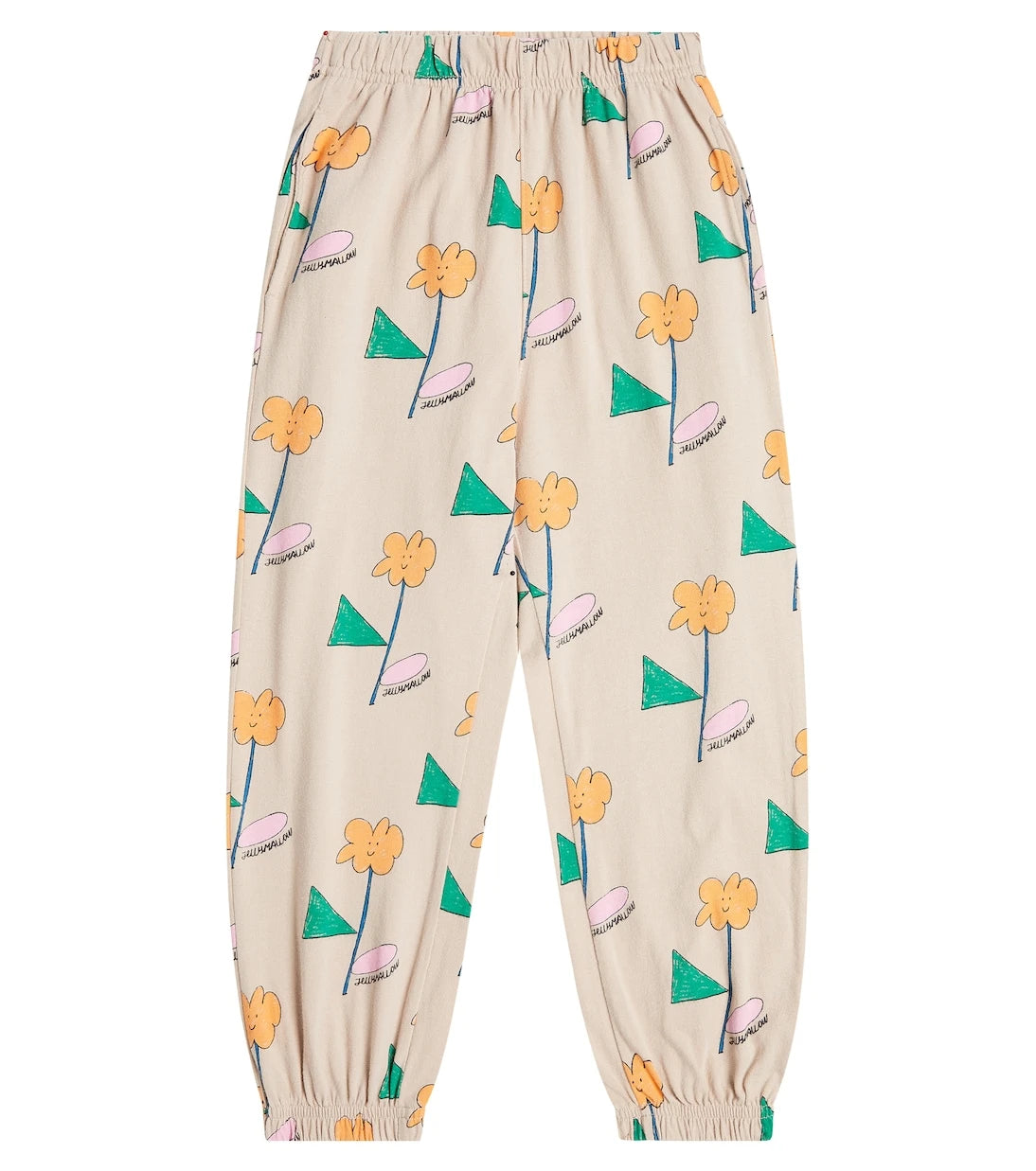 Jellymallow - Printed velour sweatpants