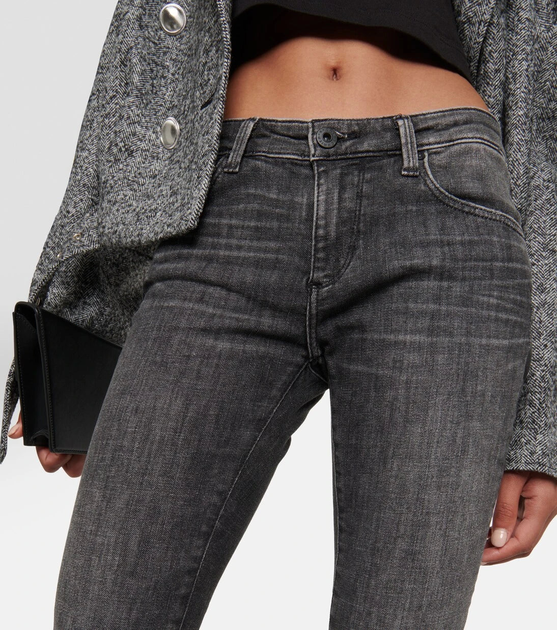 AG Jeans - بنطلون جينز سكيني "ليغينغ أنكل"