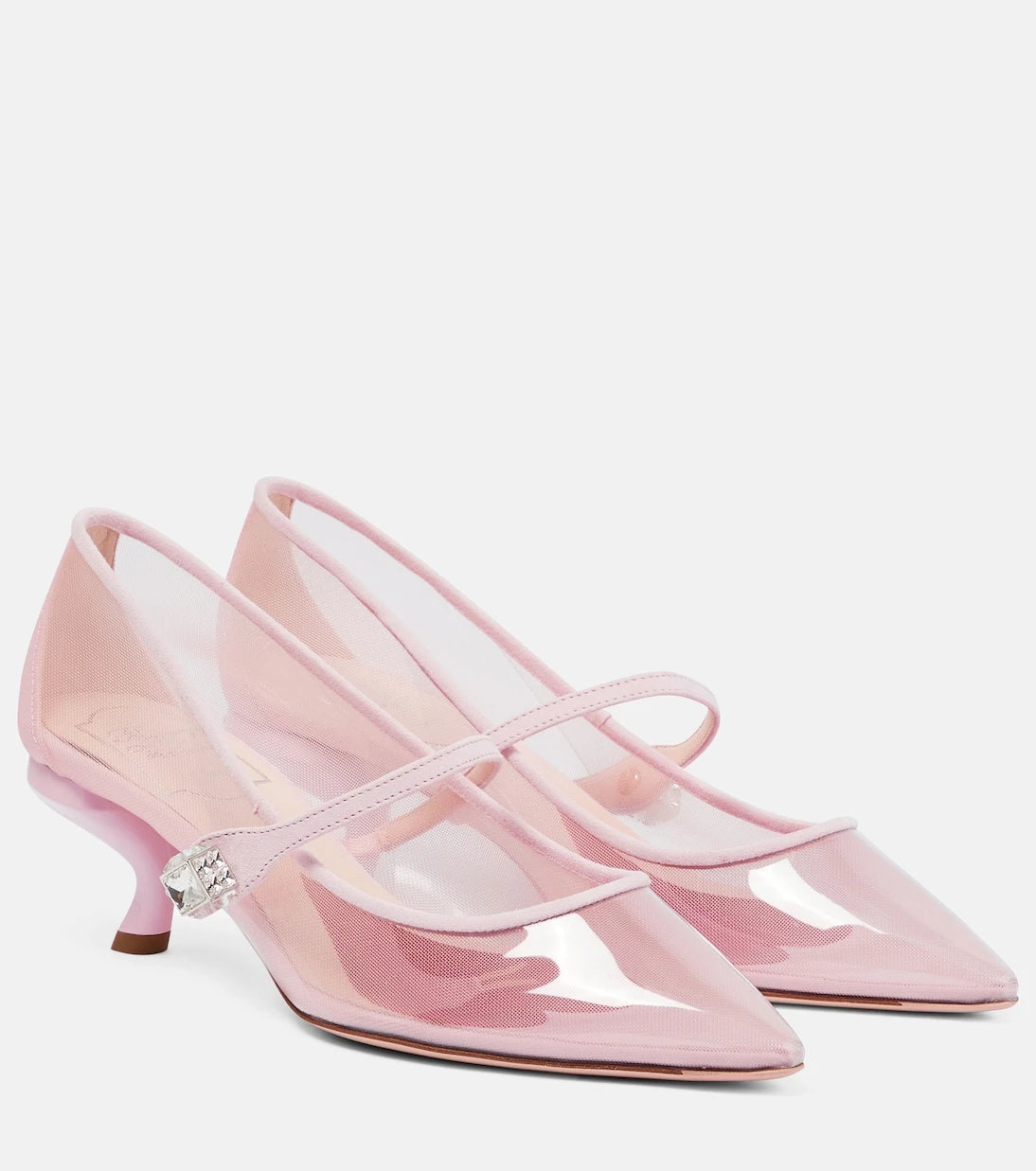 Roger Vivier - حذاء الأطفال بالكعب الفاصل المصنوع من الـ PVC