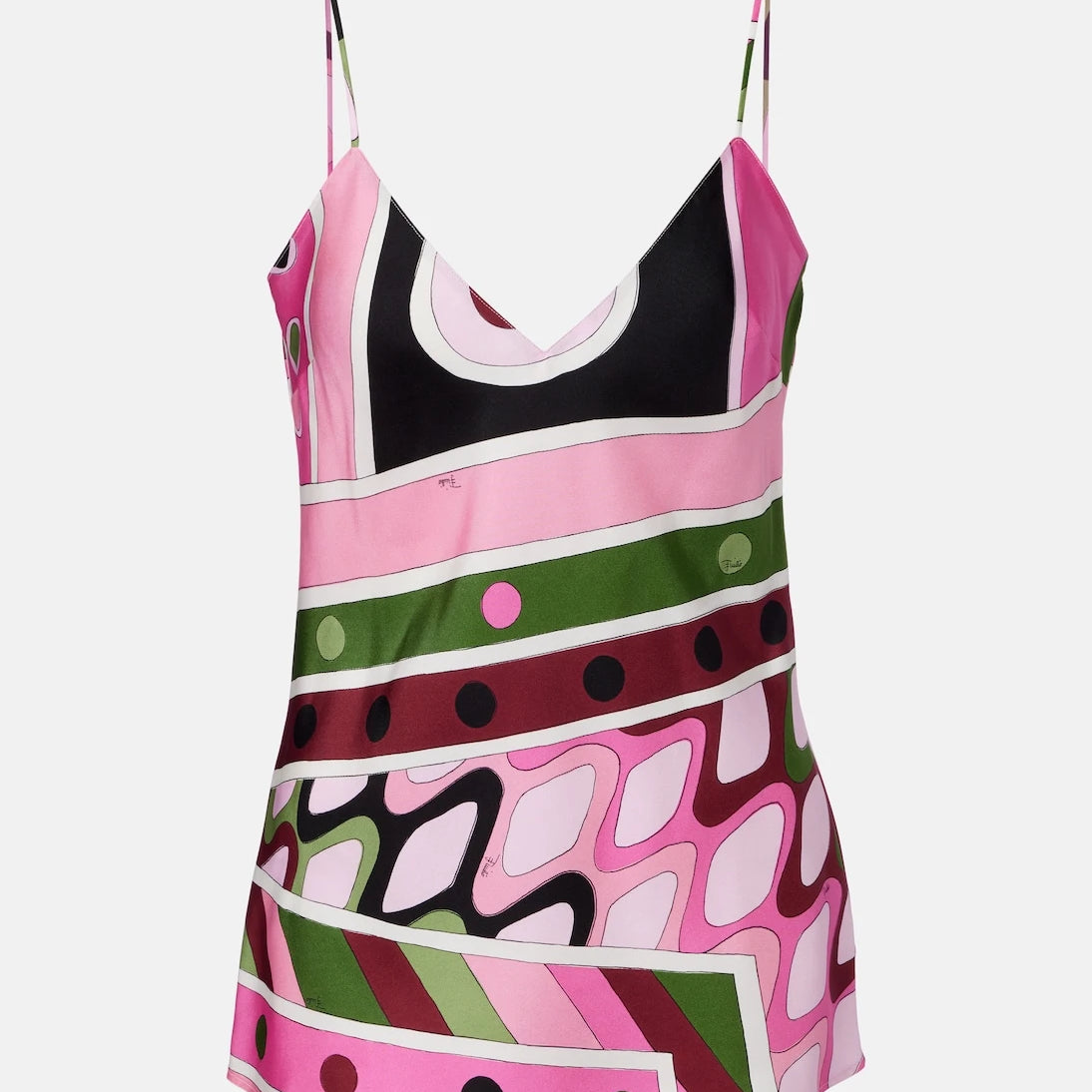 Pucci - Vivara silk satin top