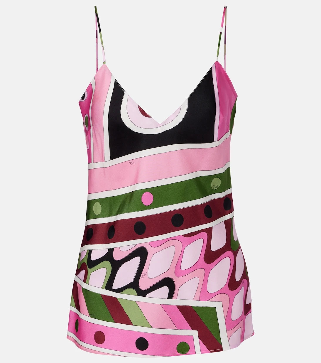 Pucci - Vivara silk satin top