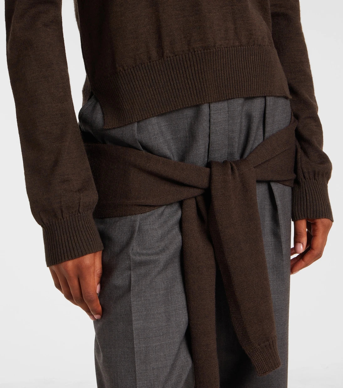 Lemaire - Trompe l'oeil wool-blend sweater