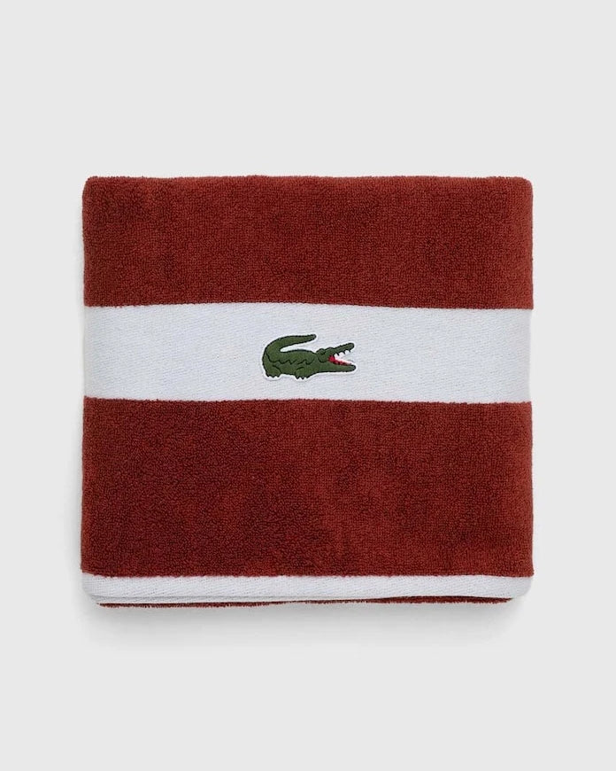 Lacoste L Casual Terre Battue 55 x 100 cm Küçük Pamuklu Havlu