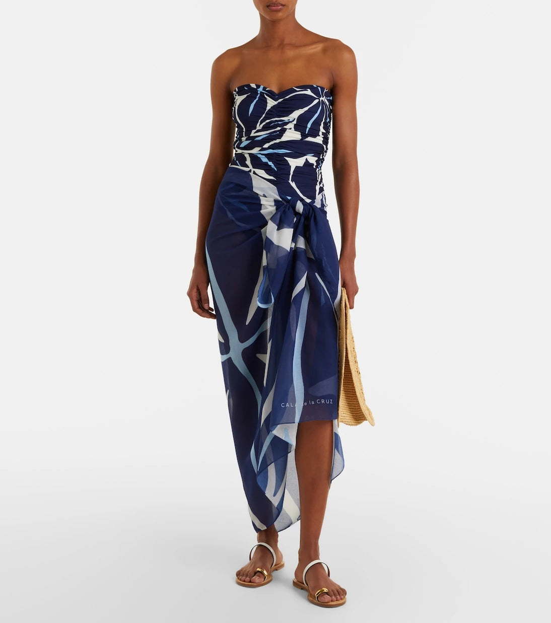 Cala de la Cruz - Luana printed beach cover-up