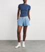Skims Blue French Terry Shorts