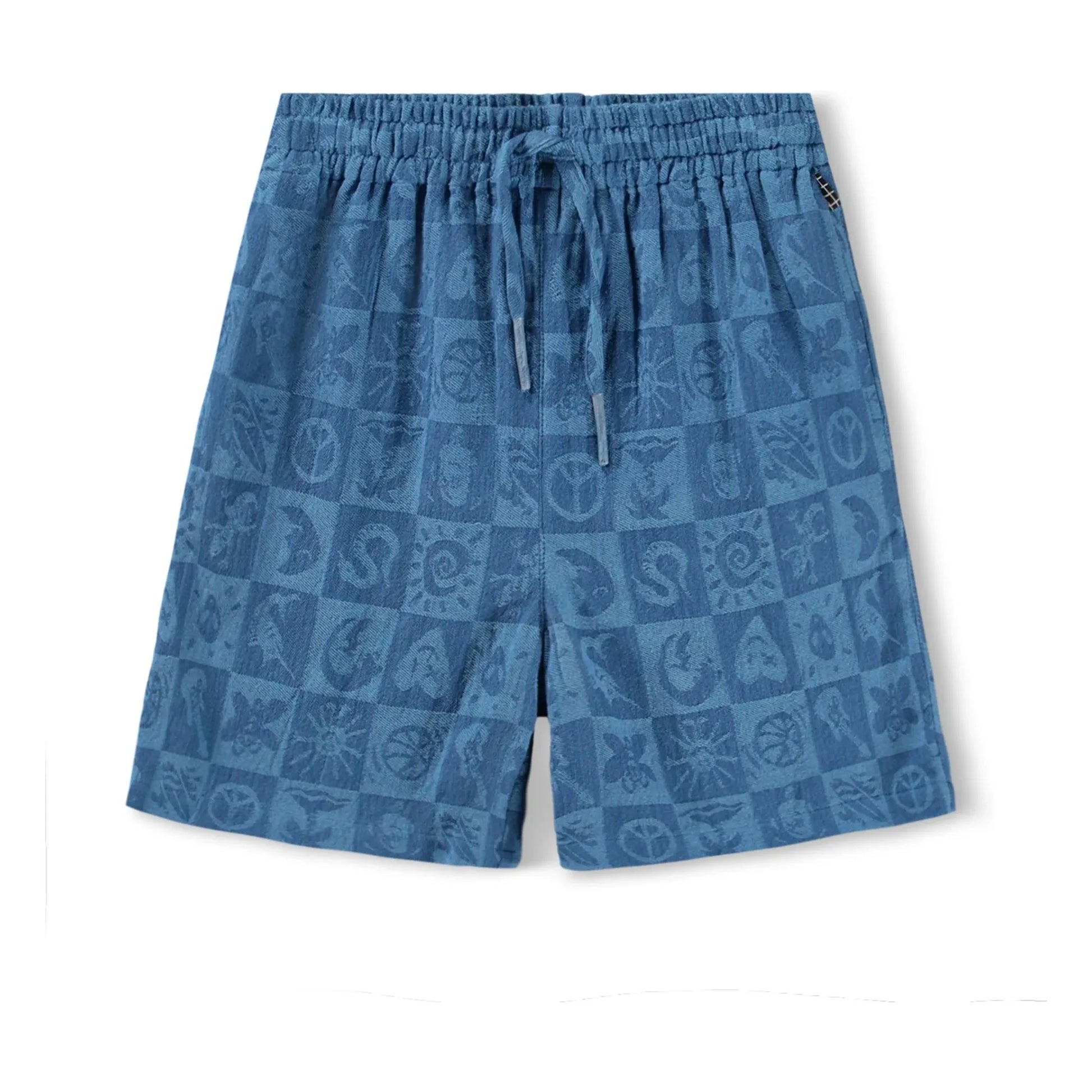 Molo - Arto Damier Short  | Blue