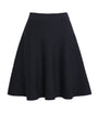 Max Mara Blue Virgin Wool Knit Skirt