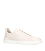 Zegna Leather Triple Stitch SECONDSKIN Sneakers