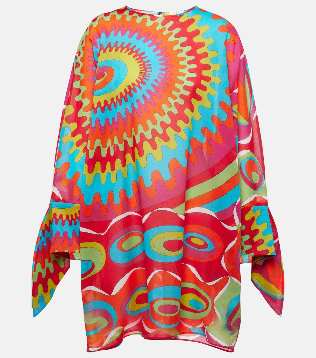 Pucci - Bersaglio baskılı pamuk kaftan