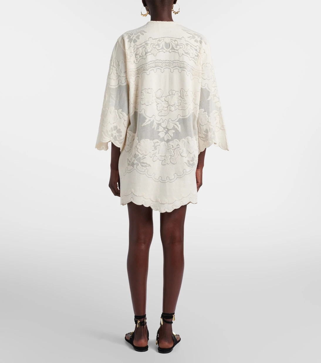 Isabel Marant - Solara embroidered cotton-blend minidress