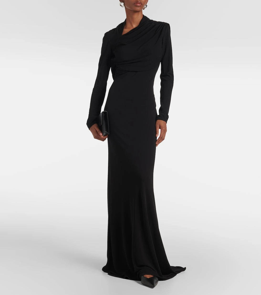 Fforme - Joy pleated jersey maxi dress
