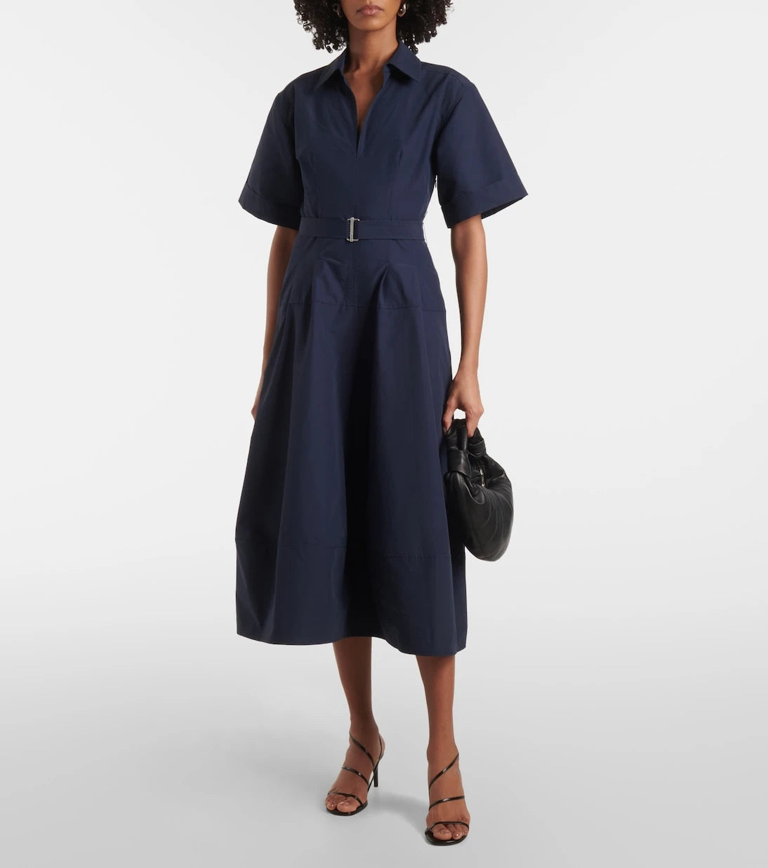 Simkhai - Deanna belted faille midi dress