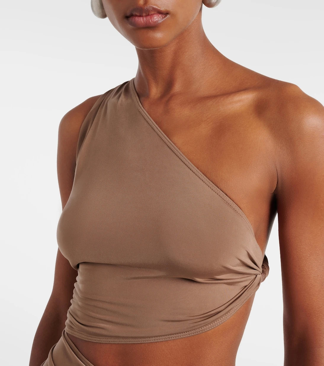 Jade Swim - Yana cutout one-shoulder maxi dress