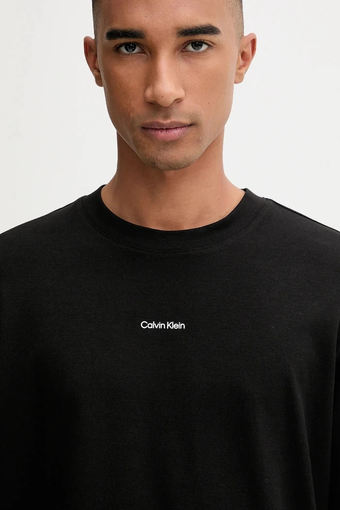 Calvin Klein pamuk ve elastanlı erkek tişörtü