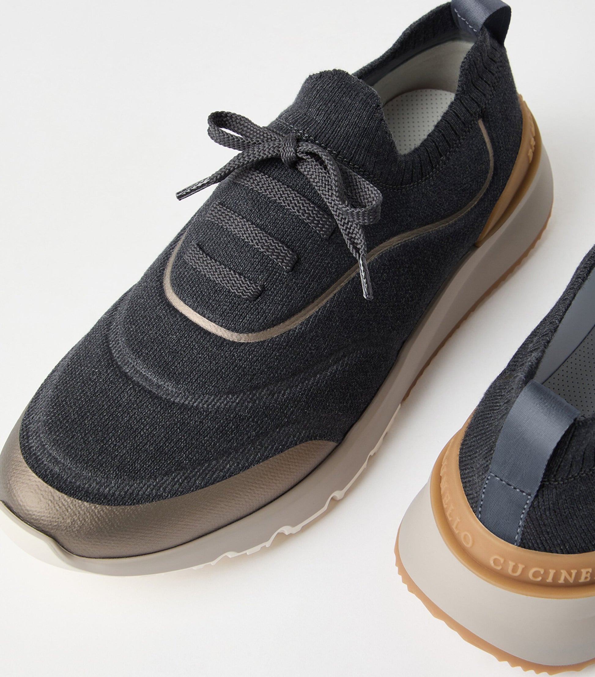 Technical Cotton Running Sneakers