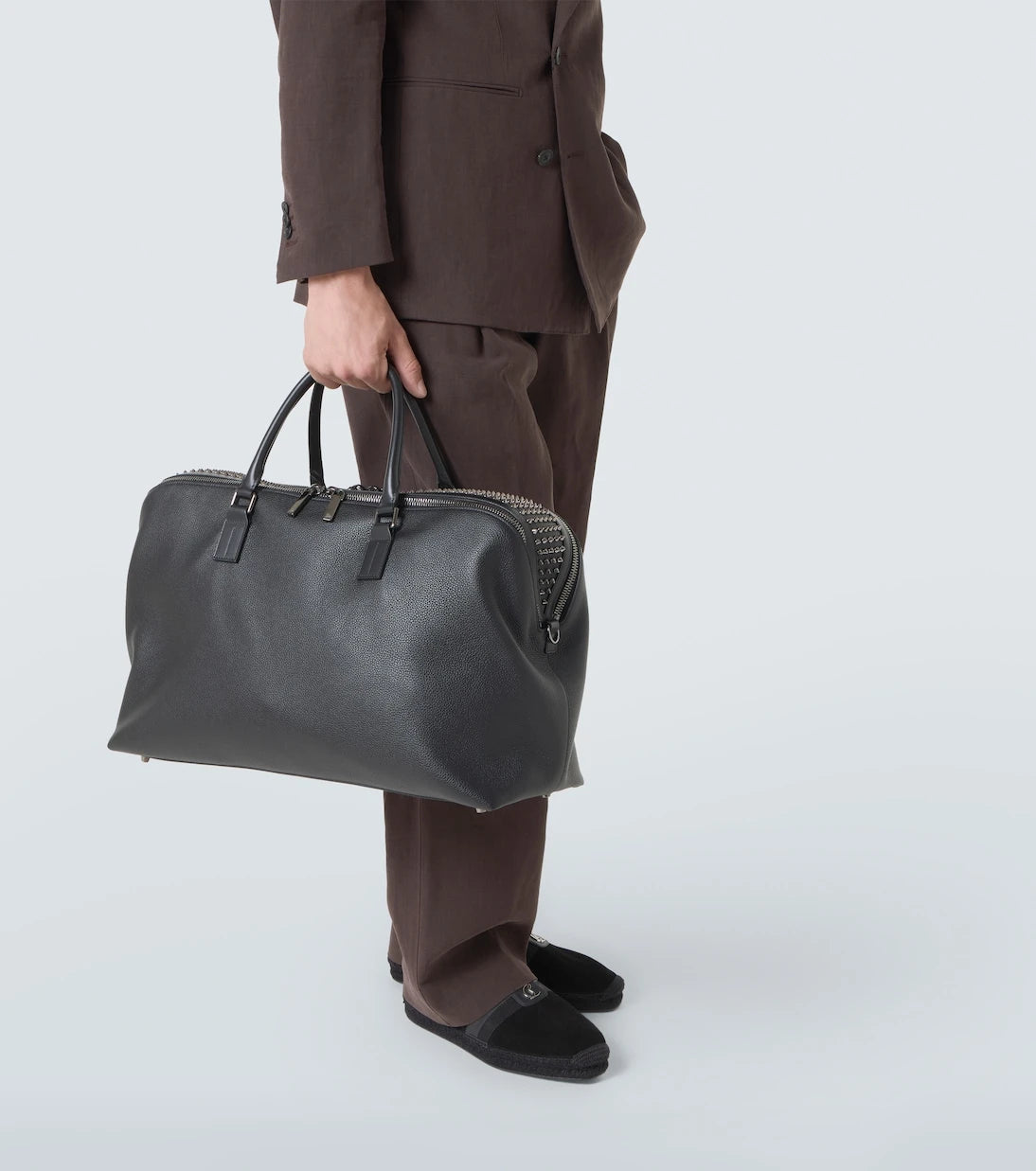 Christian Louboutin - Funky studded leather duffel bag